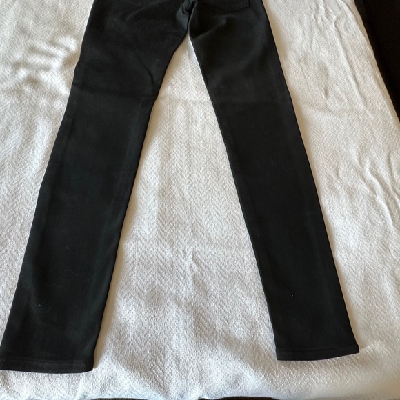 Levi's 710 Super Skinny Black Wax Coated Jeans, Size 26, Black - Picture 12 of 13